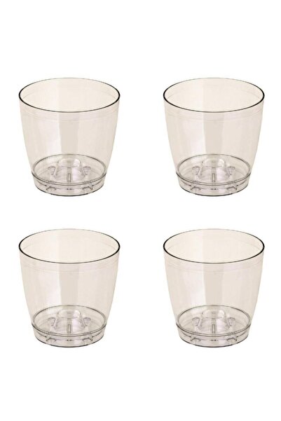 Genel Markalar Düz Orkide Saksı 2,3 Litre 4 Adet