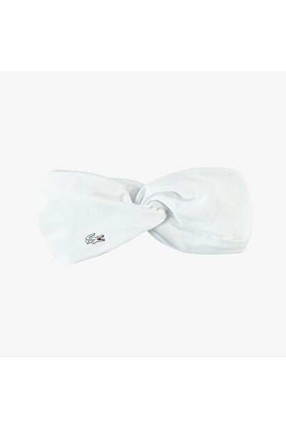 Lacoste Women's White Hair Band