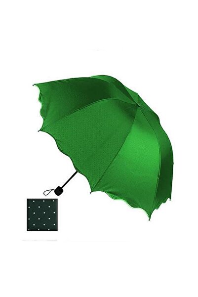 BAMTEBİ Rubenis Çanta Boy Manuel Unisex Chery Yarasa Model Benekli Yağmur Şem...