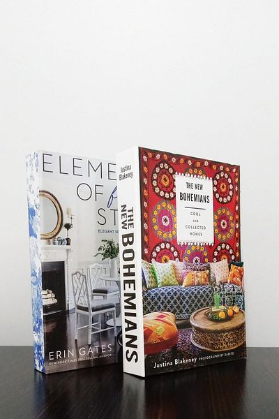 ndukkan Blue & the New Bohemians Themed 2-Piece Decorative Book Box-Looking Elements
