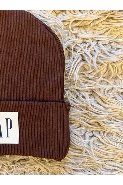 enes baby Pack of 2 Flexible Ribbed Ribbed Label Berets