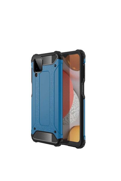 Hatreds Samsung Galaxy M12 Compatible Armored Camera Protection Tank Silicone Case