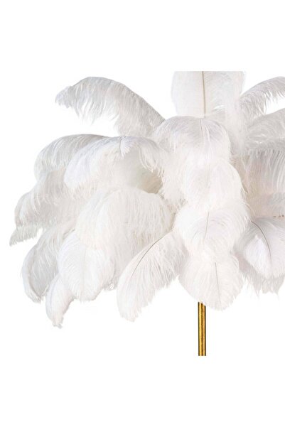 VİSENTE HOME Deve Kuşu Tüyü Lambader