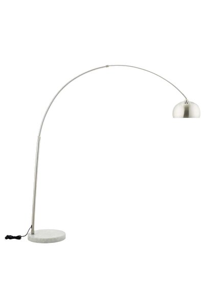 VİSENTE HOME Deve Boynu Modern Tasarım Krom Lambader