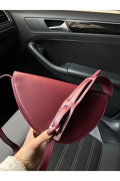 LARMİNACO D Model Burgundsko Barva Nová sezóna Pistol Model Popruh přes rameno