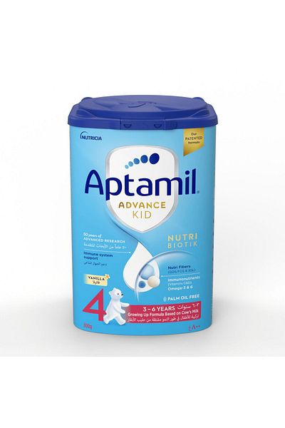 Aptamil Advance Kid 4 Milk Formula, Palm Oil Free, 3-6 Years 800g
