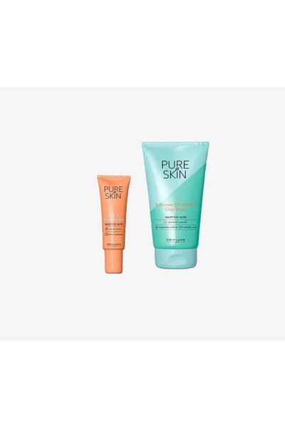 Oriflame Pure Skin Acne Spots - Gel Clay Mask Set of 2 41674/41676