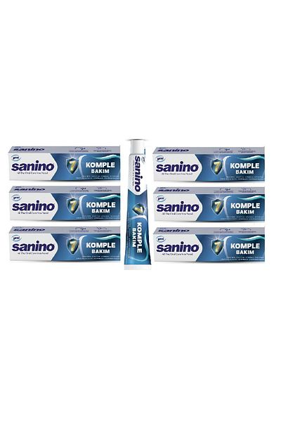 Sanino Complete Care Sanino Toothpaste 6 Pieces 75 Ml - Daily Protection RENEWED FORMULA