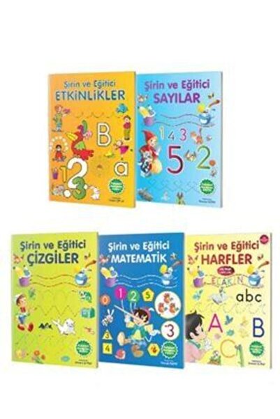 Parıltı Yayıncılık 5 Yaş Için Eğitici Ve Öğretici Şirin Ve Eğitici Serisi 5 K...