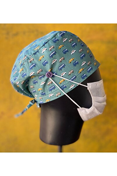 Hepsi Enteresan Arabalı Cerrahi Bone, Hemşire, Doktor, Aşçı Bonesi, Tıp Bayra...