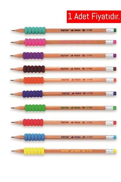 Fatih Pencil Taiga Natural Color Eva Grip with Eraser (1 PC)