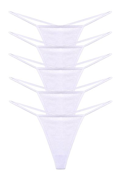 riways secret Cotton Rope Thong 5 Pack