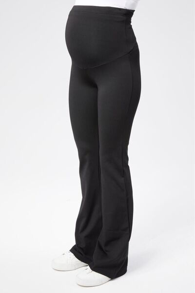 EYLÜLMATERNITY Spanish Leg High Waist Stretchy Recovery Maternity Leggings (Diving Fabric)