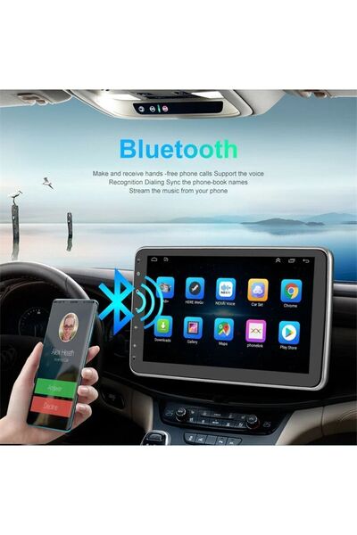 ClasKing YT-4400 4/64gb uyumlu Android Tek Din 10''inch oto araba multimedya teyp car play-USB-gps- kamera