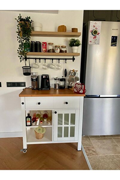 Dipole Furniture Mate Mat Lake Beyaz Mutfak Servantı