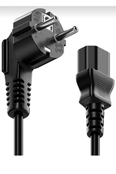 GameFruy Güç Kablosu Kasa Monitör Arası Güç Kablo 1.8 Metre