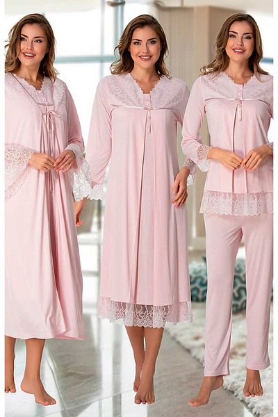 ByLohusa Effortt Pink Pregnant Maternity Set