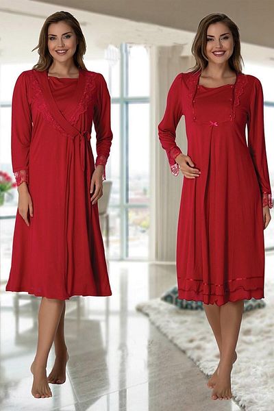 Effortt 2019-f Dressing Gown Nightgown