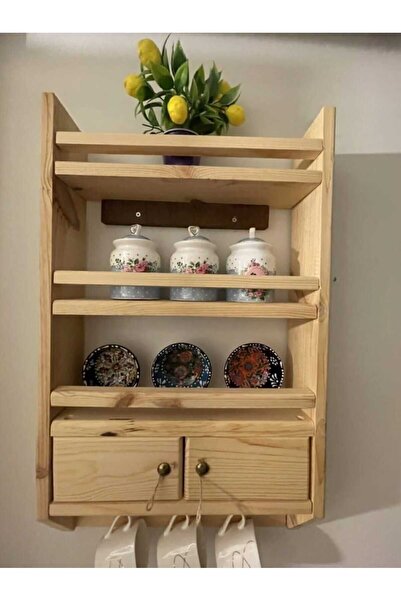 Picco Wood Dekoratif Ahşap Terek, Baharatlık(55*35*8.5)