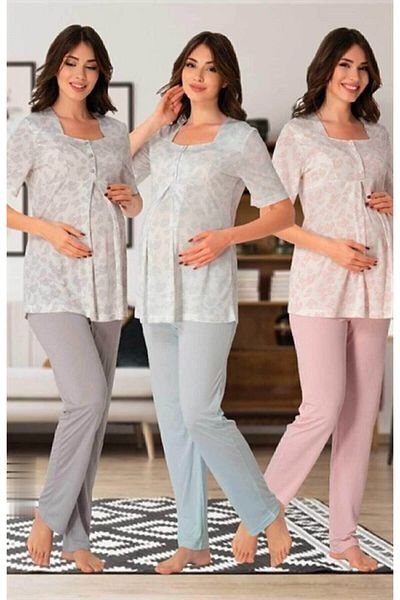 Effort Pijama Set de pijamale cu model Freya Effort Maternity Maternity Blue