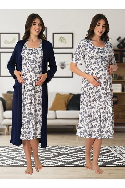 Effort Pijama Maternity Maternity Pajamas Nightgown Dressing Gown