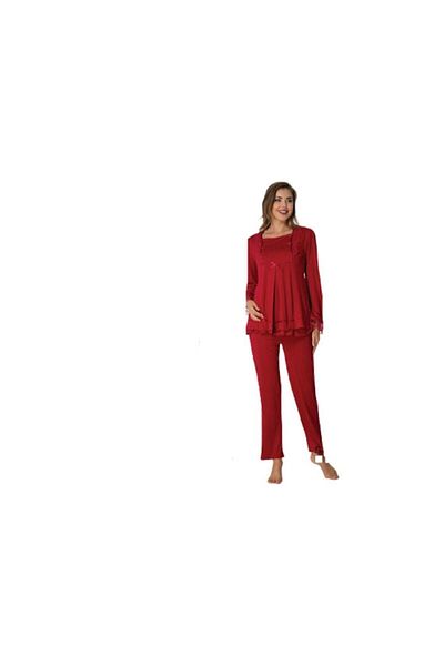 Effort Pijama Set de pijamale roșii de maternitate 2015 pentru femei