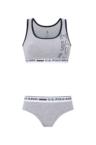 U.S. Polo Assn. Women's Bustier Shorts Set