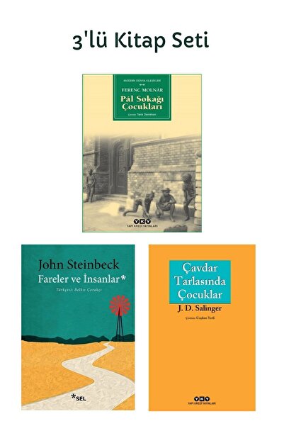 Yapı Kredi Yayınları Pal Sokağı Çocukları Fareler Ve Insanlar Çavdar Tarlasın...