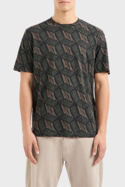 Armani Exchange Men's Crew Neck Cotton T-Shirt - Logo, Regular Fit 6Dzthy Zjh...