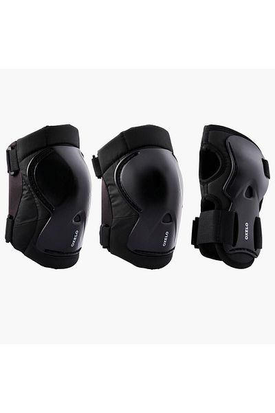 Decathlon Kids Skate / Skateboard / Scooter 3x2 Support Set - Black - Play