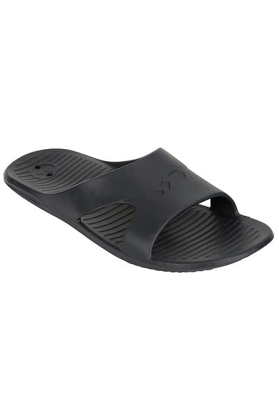 Decathlon Dark Gray Slap 100 - Pool, Sea and Beach Slippers