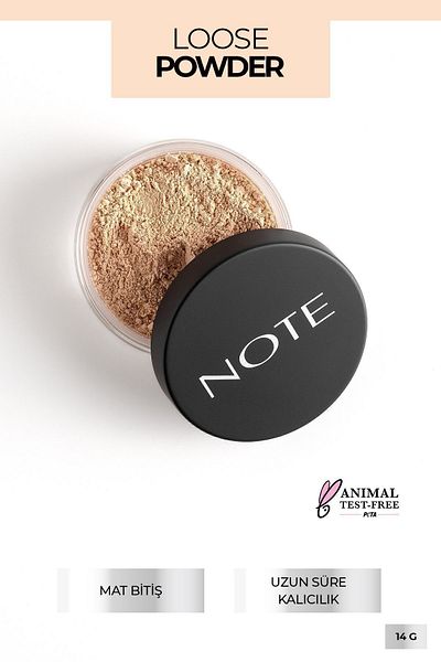 NOTE Loose Powder Makeup Fixing Mattifying Powder 03 Porcelain