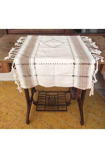 denizli hatırası 100% Χειροποίητο Αυθεντικό Τραπέζι Runner - 90cm x50cm