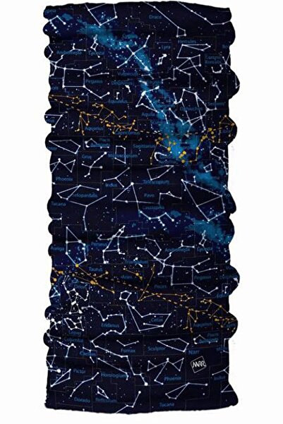 Narr Bandană multifuncțională unisex albastră pentru astronomie