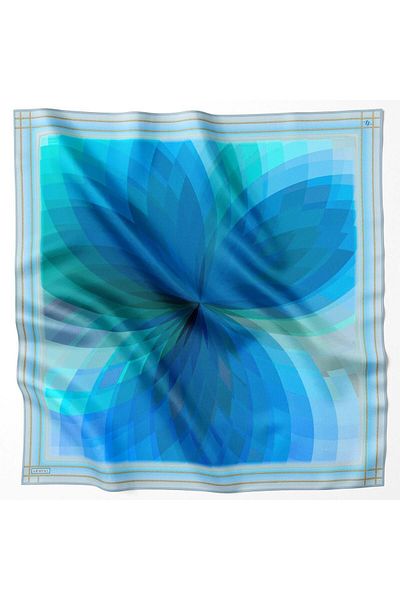 Armine 2024 Spring-Summer Silk Scarf - 9112D-02 - Sura