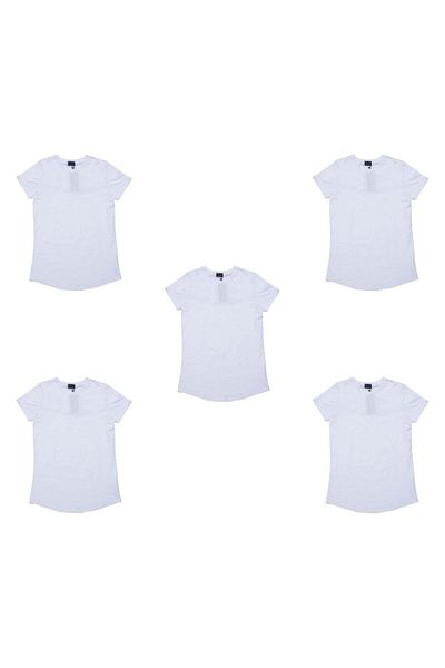 Bando Men's T-Shirt Set of 10 - Mixed Patterns, White and Black