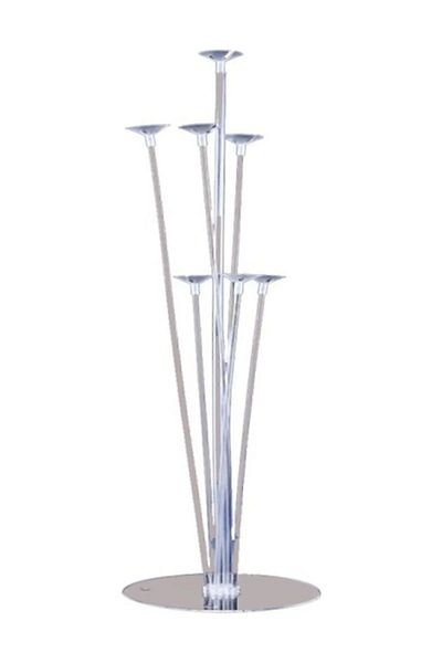 HKNYS Pieces of 7 Balloons and Transparent Birthday Standing Balloon Decoration Stand