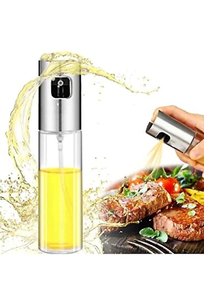 Genel Markalar Sprey Cam Şişe Zeytinyağı Sirke Yağ Püskürtücü Yağdanlık 100 ml