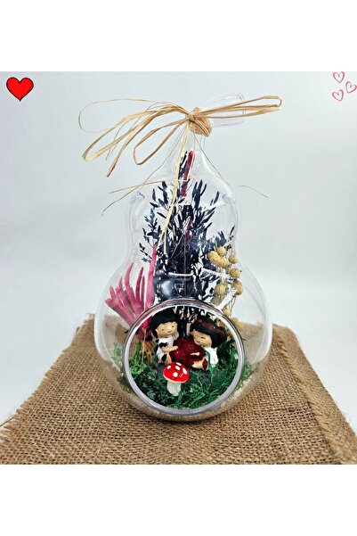 GreenSeeHediye Sevgiliye Şık Tasarım Armut Model Fanus