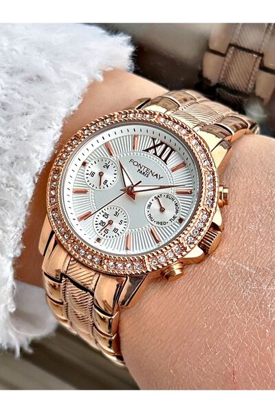 Fontenay Active Function Rose Steel Women's Wristwatch - Fn-4015.2Rsr