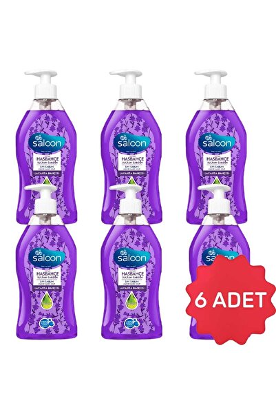 Saloon صابون سائل برائحة اللافندر 400 مل × 6 قطع