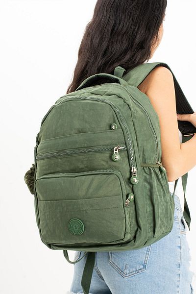 Baginn Lightweight Clinker Fabric Women's Backpack with Laptop Compartment - 40*30 cm