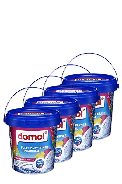 DOMOL Mucizevi Oxi Güç Renklilere Özel Leke Çıkarıcı Toz 750 Gr (4 Adet)