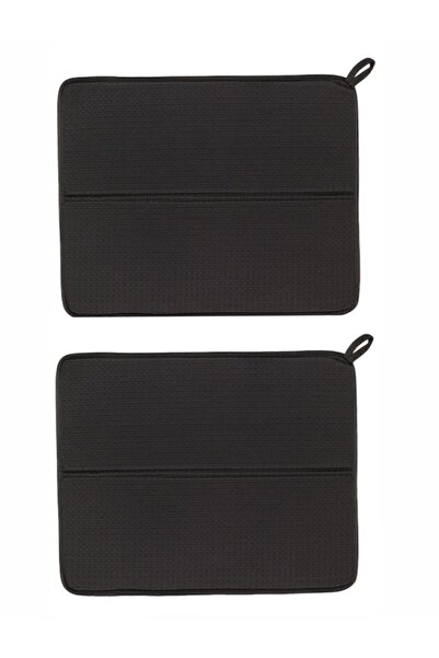 IKEA Nysköljd Bulaşık Kurutma Örtüsü 2 Adet Koyu Gri