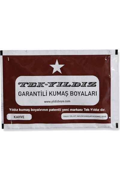 TekYıldız Tek Yıldız Kumaş Boyası Kahverengi