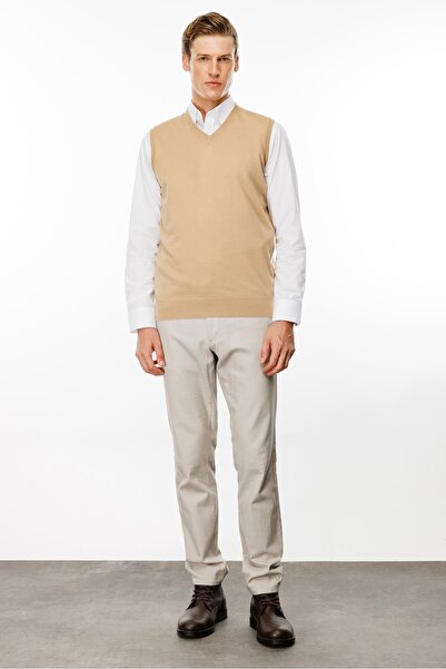 Desen Triko Men's Sweater - Brown Color