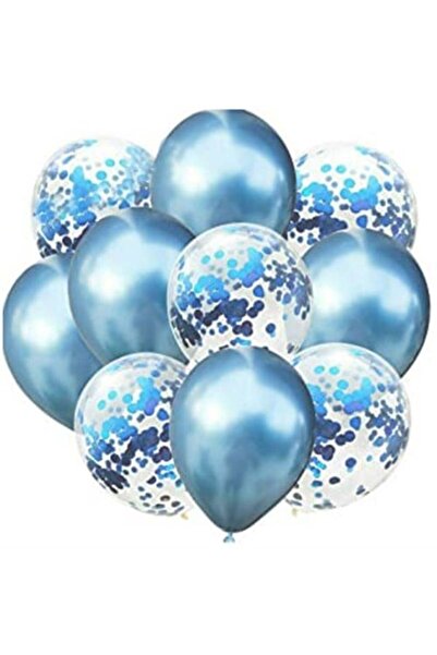 Partioutlet بالون النثار من الكروم الأزرق