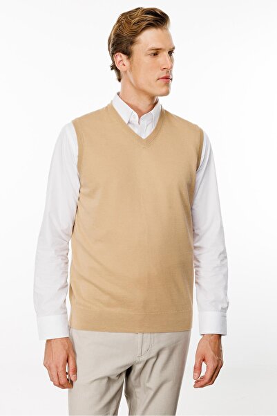 Desen Triko Men's Sweater - Brown Color