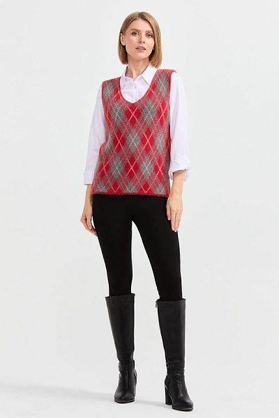 Desen Triko Women's Argentine Patterned Sweater 11