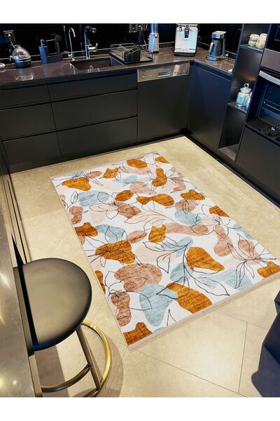 Rugs Modern Halı Leyla Collection Bohemian Style Colors and Flowers Detailed ...